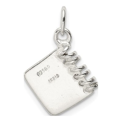 Sterling Silver Note Book Pendant – view 5