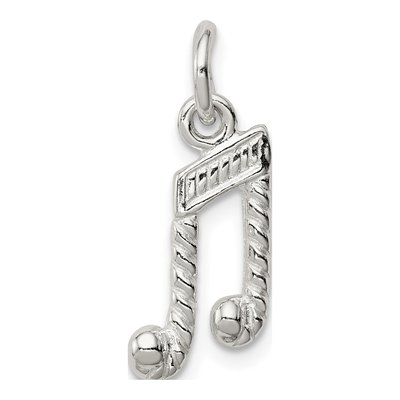 Sterling Silver Music Notes Pendant