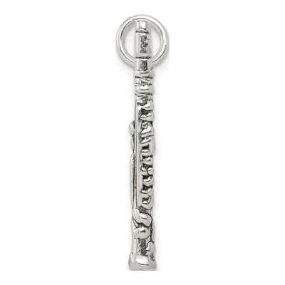 Sterling Silver Antiqued Clarinet Charm – view 3