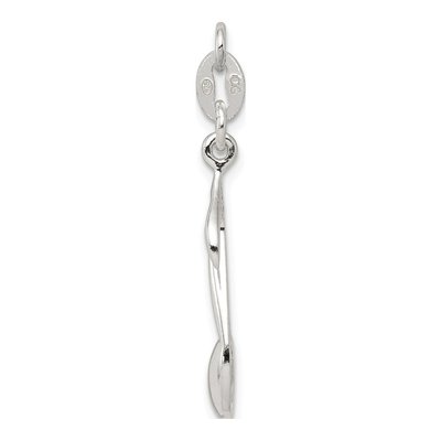 Sterling Silver Music Note Pendant – view 3