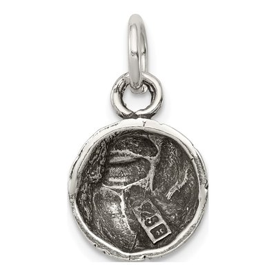 Sterling Silver Volleyball Pendant – view 5