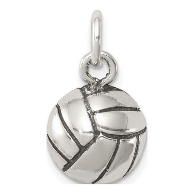 Sterling Silver Volleyball Pendant