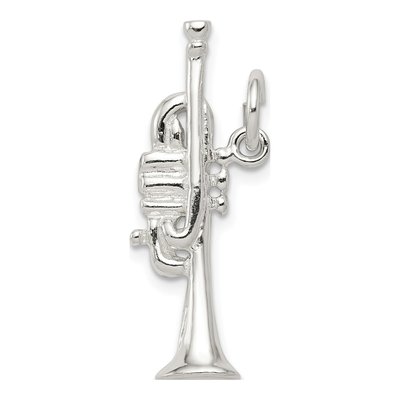 Sterling Silver Trumpet Charm