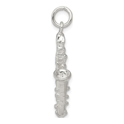 Sterling Silver Saxophone Pendant – view 3