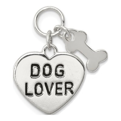 Sterling Silver Dog Lover Pendant – view 5