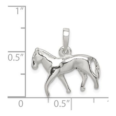 Sterling Silver Horse Pendant – view 5