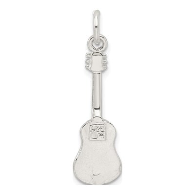 Sterling Silver Guitar Pendant – view 5