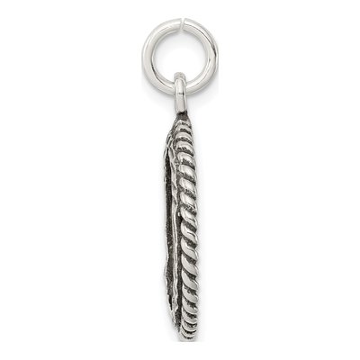 Sterling Silver Antiqued Panda Bear Charm – view 3