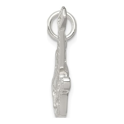 Sterling Silver Electric Guitar Pendant – view 3