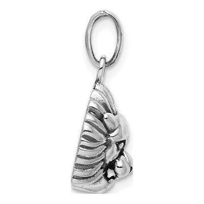 Sterling Silver Antiqued Lion Pendant – view 3