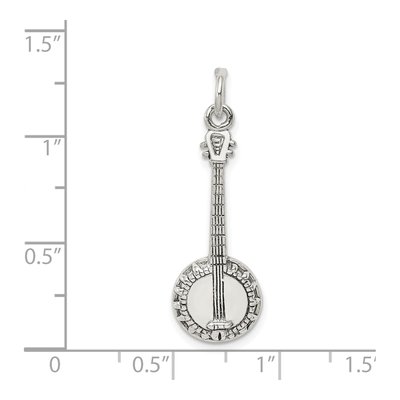 Sterling Silver Banjo Pendant – view 5