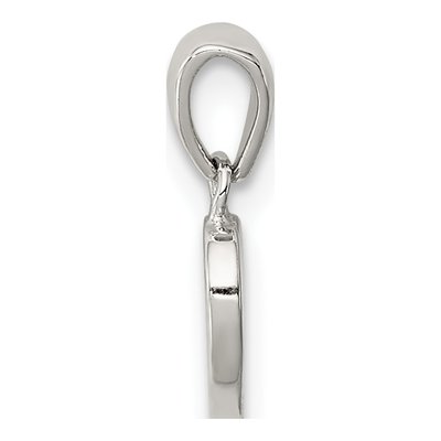 Sterling Silver Girls' Heart Pendant – view 3