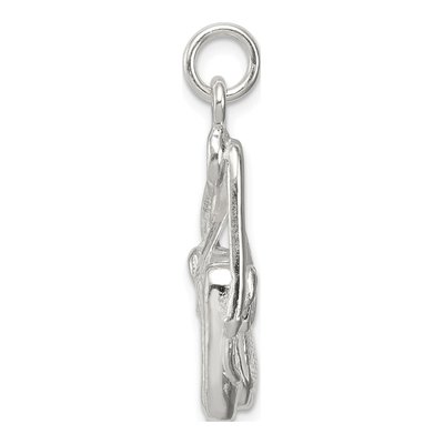 Sterling Silver Ballet Slippers Charm – view 3