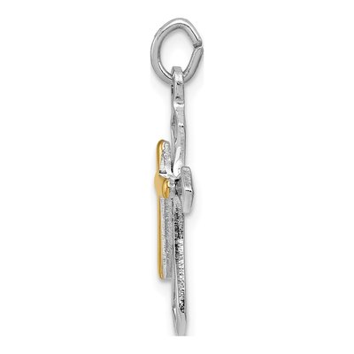 Sterling Silver Kids' Cross Pendant – view 3
