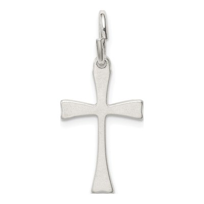 Sterling Silver Diamond-Cut Cross Pendant – view 5