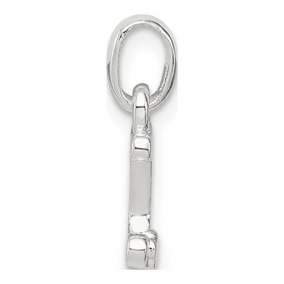 Sterling Silver Kids' Enamel Letter J Pendant – view 3