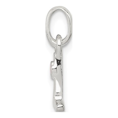 Sterling Silver Enamel for Kids Letter L Pendant – view 3
