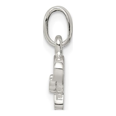 Sterling Silver Enamel for Kids Letter P Pendant – view 3