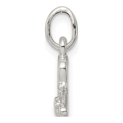 Sterling Silver Enamel for Kids Letter R Pendant – view 3