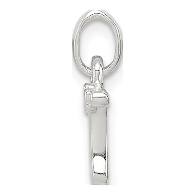 Sterling Silver Kids' Enamel Letter T Pendant – view 3