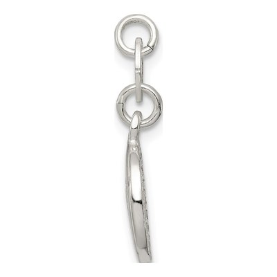 Sterling Silver Paw Print Pendant – view 3