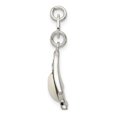Sterling Silver Enamel Penguin for Kids Pendant – view 3