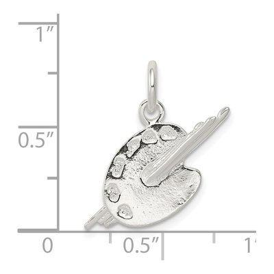 Sterling Silver Palette Charm – view 4