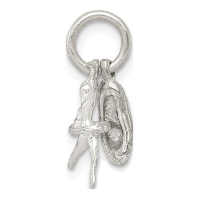 Sterling Silver Ballerina Charm – view 3