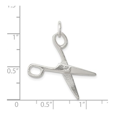 Sterling Silver Scissors Pendant – view 4