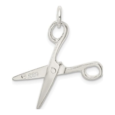 Sterling Silver Scissors Pendant – view 5