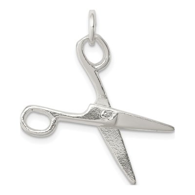 Sterling Silver Scissors Pendant