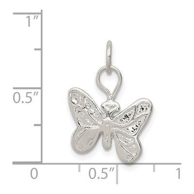Sterling Silver Butterfly Pendant – view 4