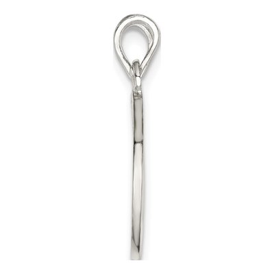 Sterling Silver Mini I Love You Heart Pendant – view 3