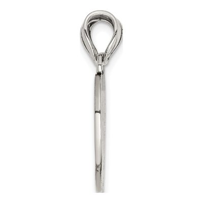 Sterling Silver Antiqued Break Apart Heart Pendant – view 3