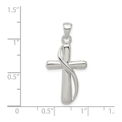Sterling Silver Cross Pendant – view 4