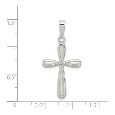 Sterling Silver Latin Cross Pendant – view 4