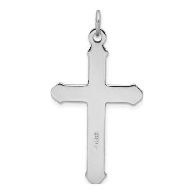 Sterling Silver Criss Cross Pendant – view 4