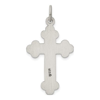 Sterling Silver Antiqued Latin Cross Pendant – view 5