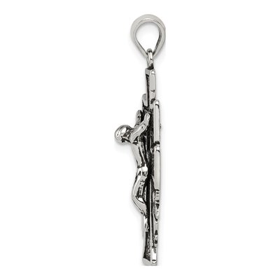 Sterling Silver Antiqued Mini Caravaca Crucifix Pendant – view 3