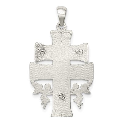 Sterling Silver Mini Caravaca Crucifix Pendant – view 5