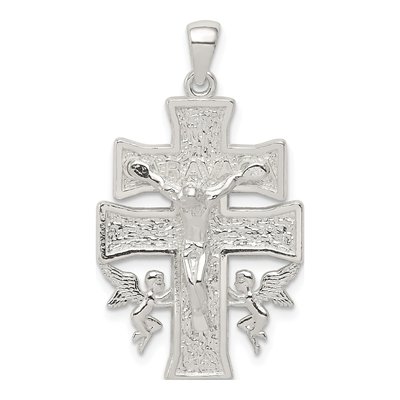 Sterling Silver Mini Caravaca Crucifix Pendant
