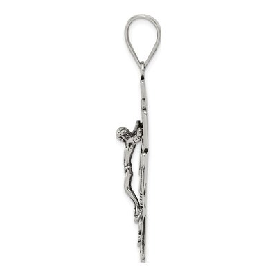 Sterling Silver Antiqued Caravaca Crucifix Pendant – view 3