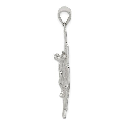 Sterling Silver Caravaca INRI Crucifix Pendant – view 3