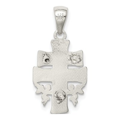 Sterling Silver Mini INRI Crucifix Pendant – view 5