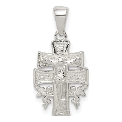 Sterling Silver Mini INRI Crucifix Pendant