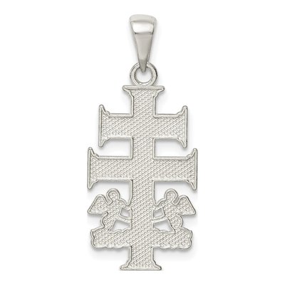 Sterling Silver Caravaca Cross Crucifix Pendant