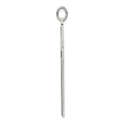 Sterling Silver Oxidized Cross Prayer Pendant – view 3