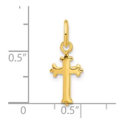 Gold-Plated Sterling Silver Small Cross Pendant – view 4