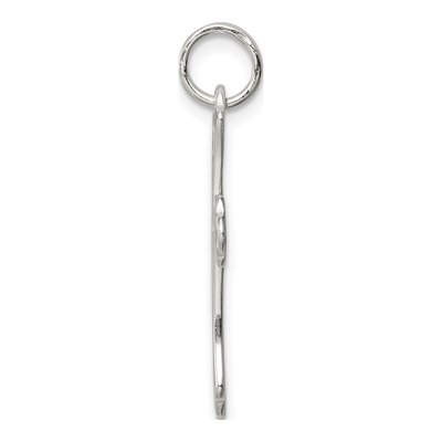 Sterling Silver Diamond-Cut Cross Pendant – view 3