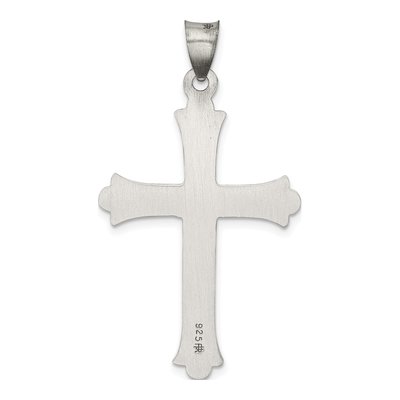 Sterling Silver Antiqued Latin Cross Pendant – view 5